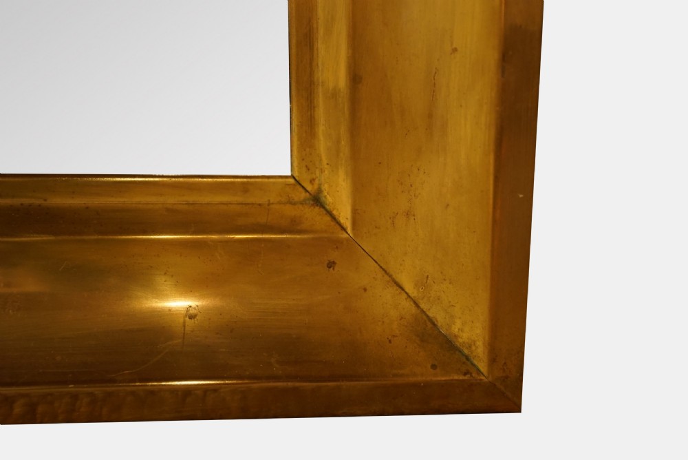 French Brass Bistro Mirror View II