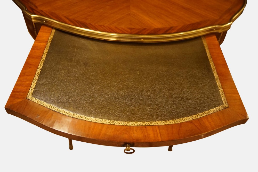 19thC French Kingwood Table View IV