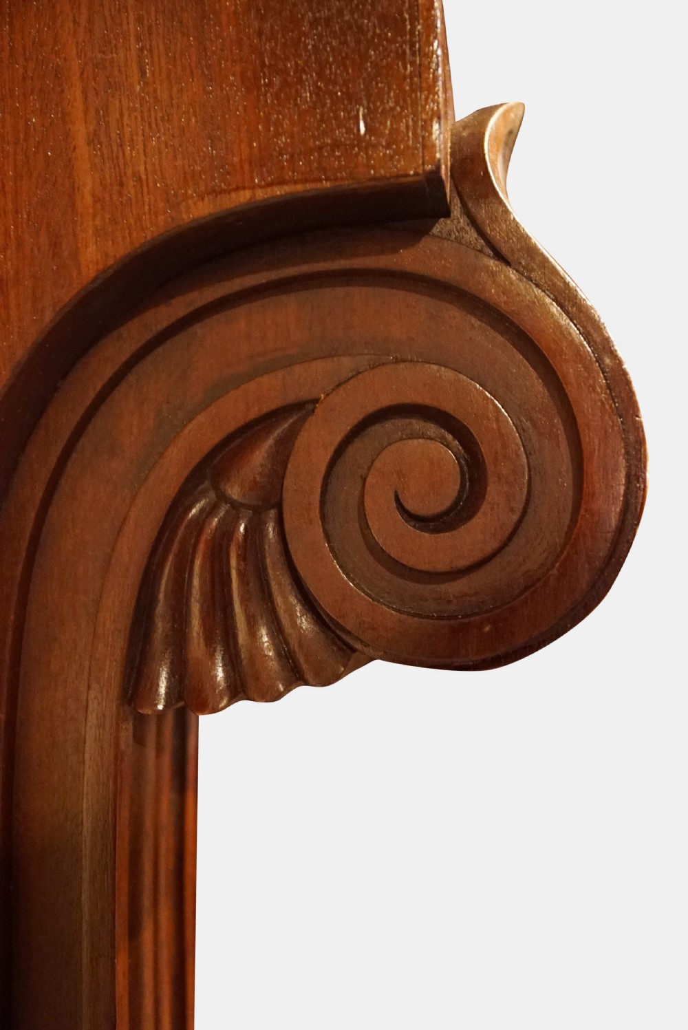 William IV Mahogany Open Bookcase View III