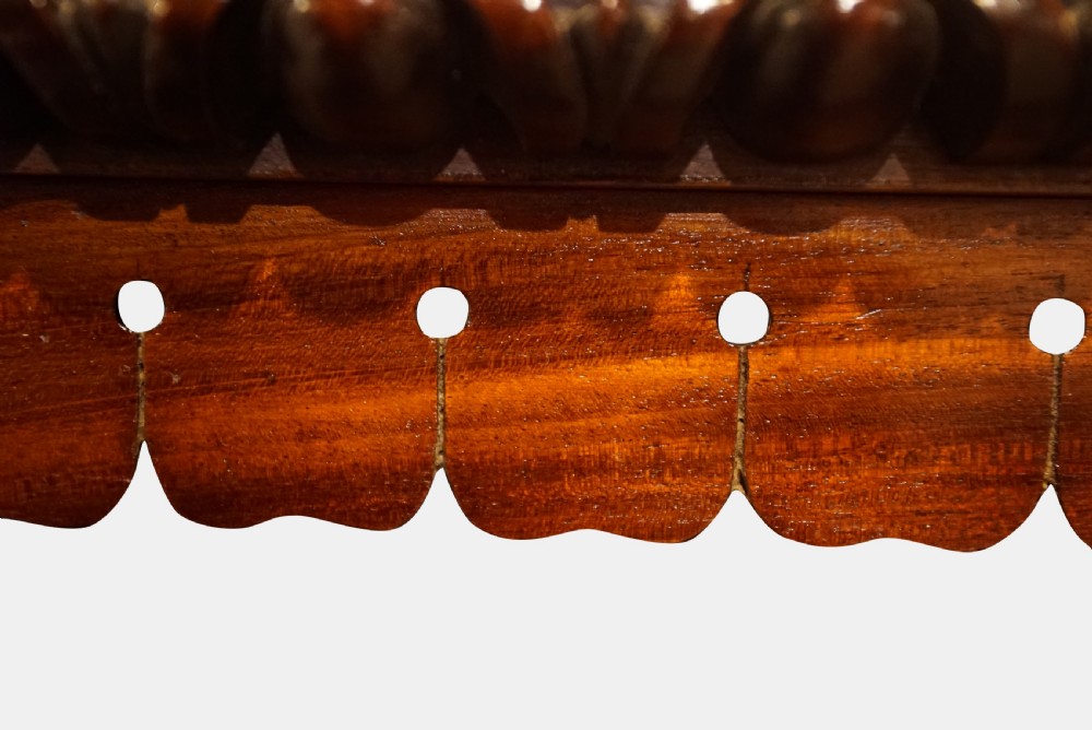 William IV Mahogany Open Bookcase View V