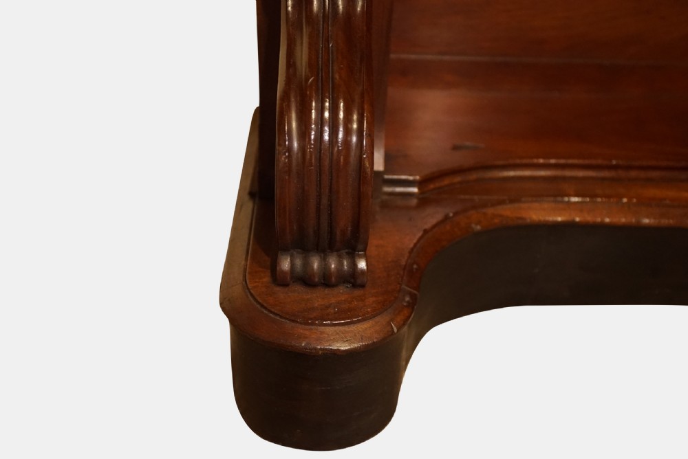 William IV Mahogany Open Bookcase View VIII