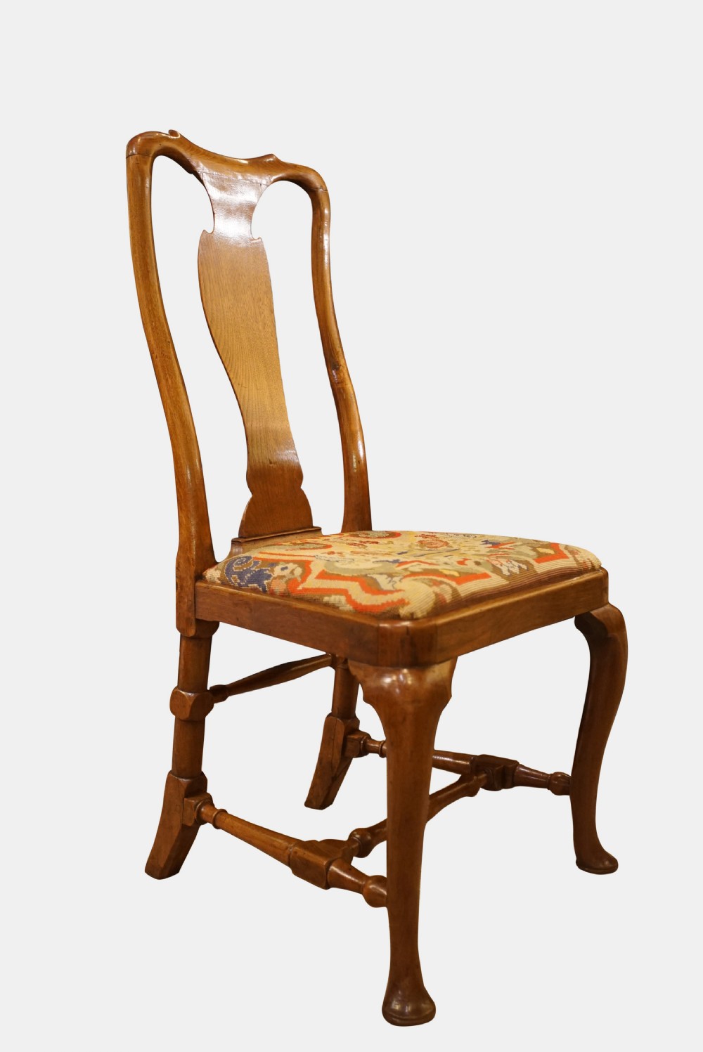 Geo II Walnut Cabriole Chair View II