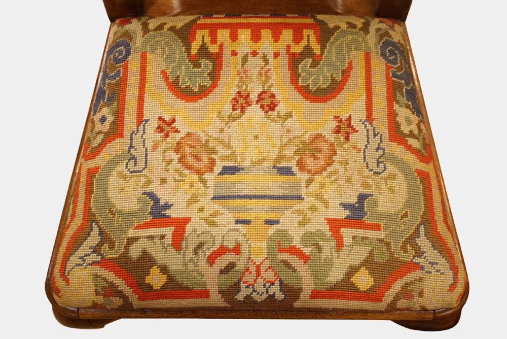 Geo II Walnut Cabriole Chair View III