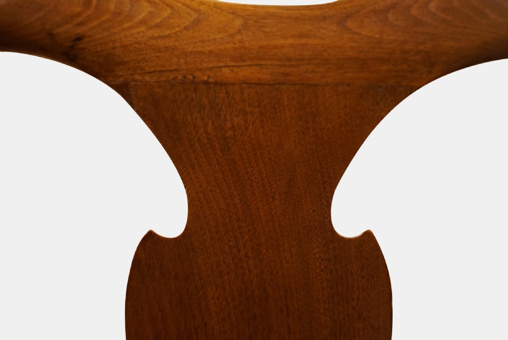 Geo II Walnut Cabriole Chair View IV