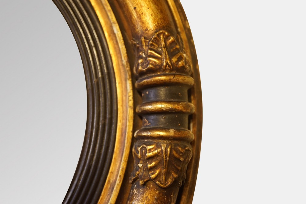 Regency Period Convex Gilt Mirror View V