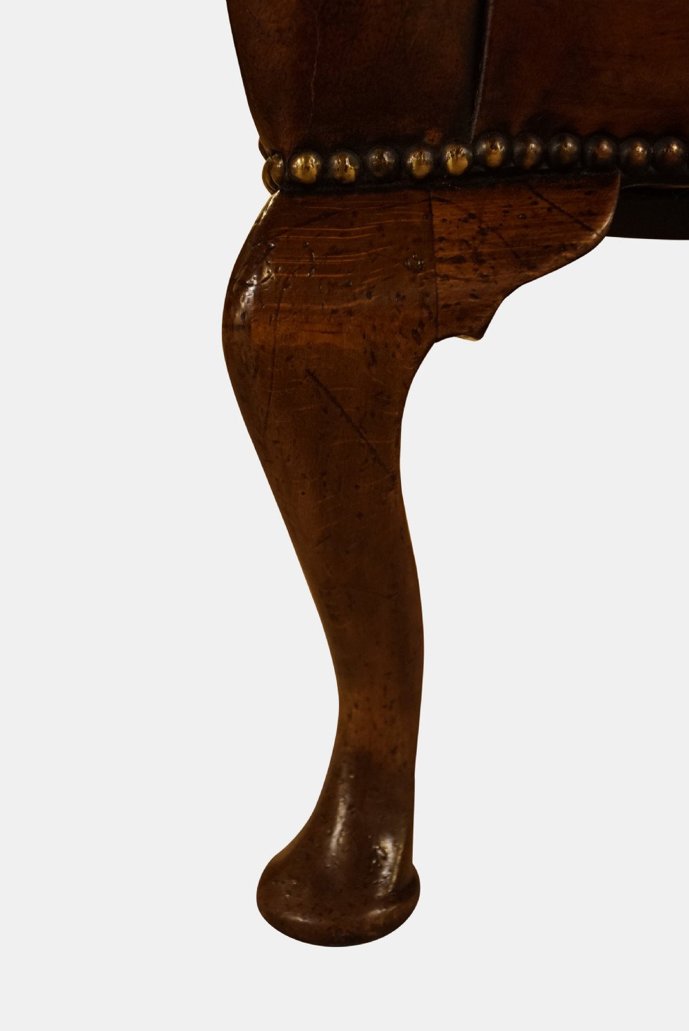 Triple Back Leather Settee C1910
 View III