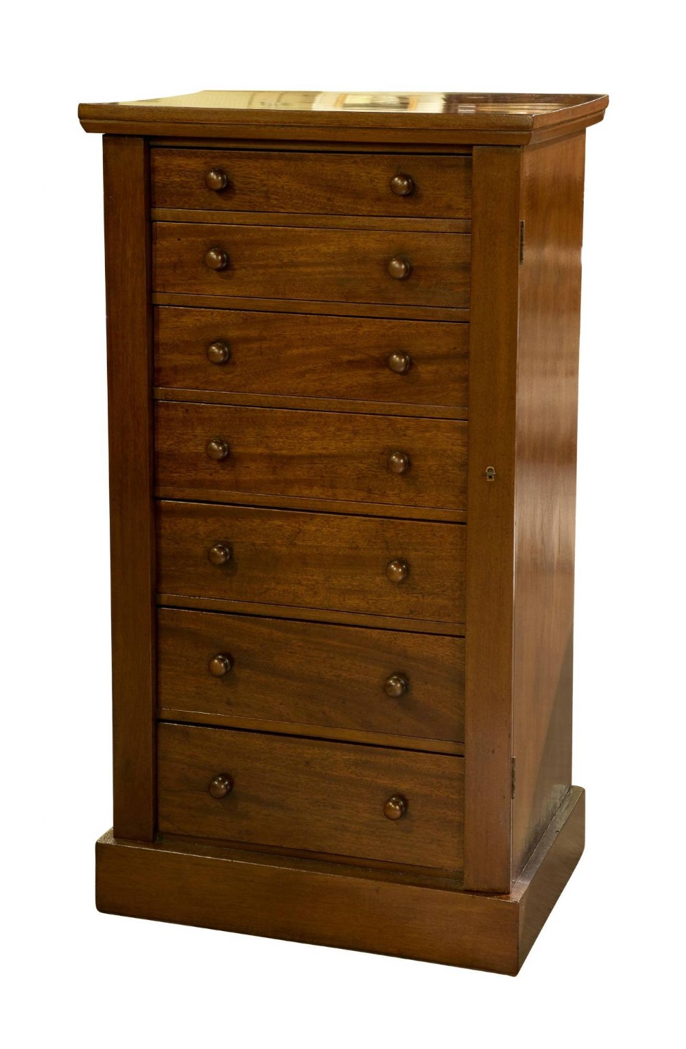 Victorian Mahogany Wellington Chest