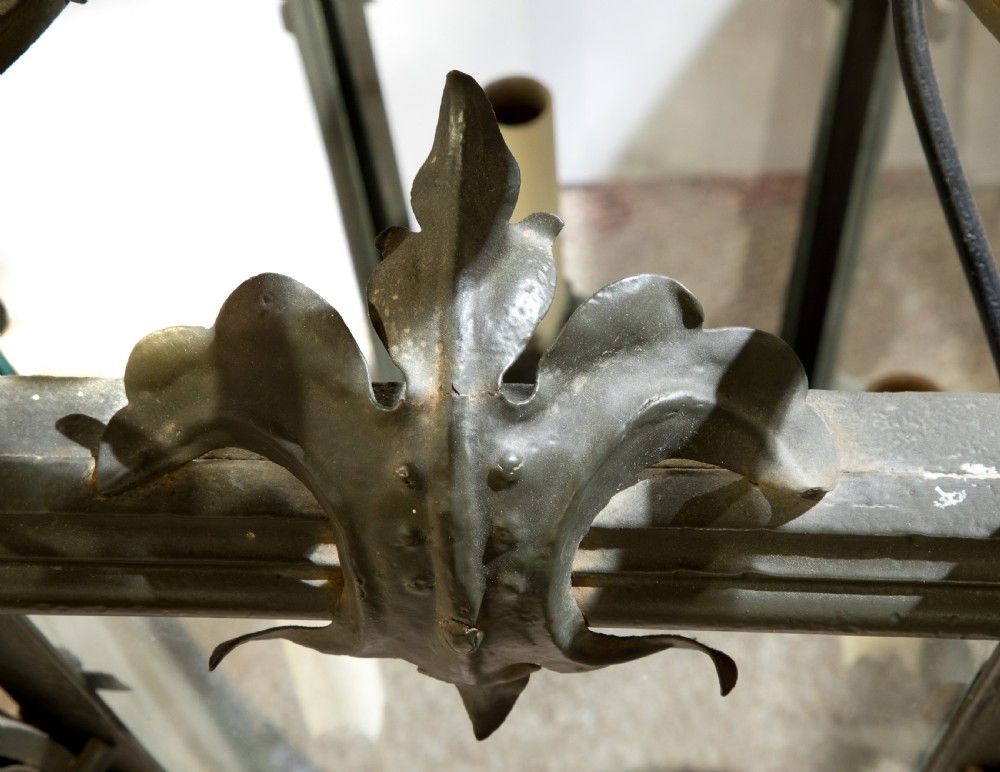 Wrought Iron Hall Lantern View III