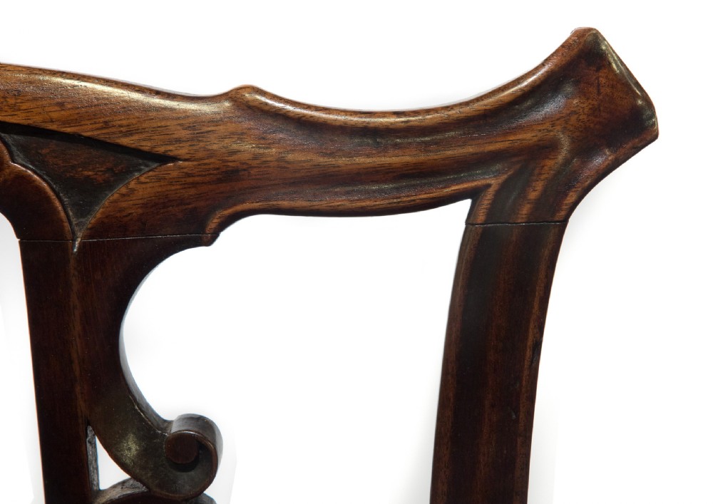 Geo II Pair of Mahogany Side Chairs View VI