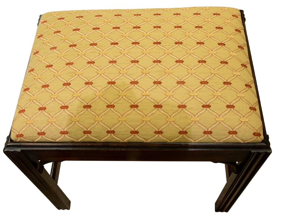 Chippendale Style Stool C1870 View III