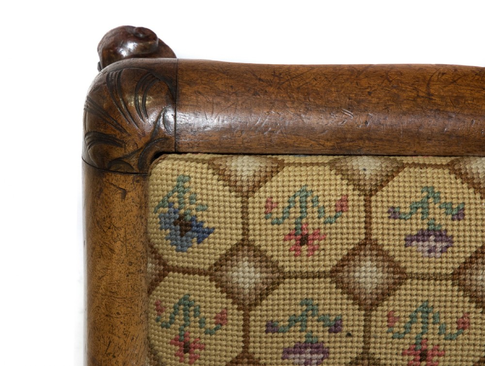 Walnut Footstool C1870 View III