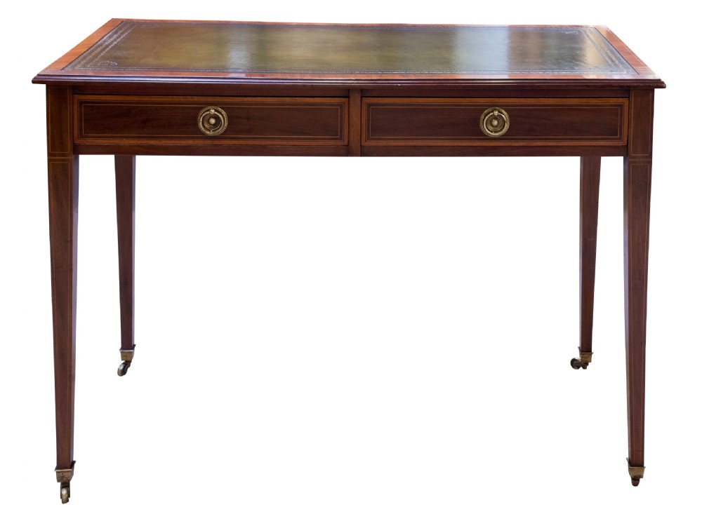 Edwardian Inlaid Writing Table View II