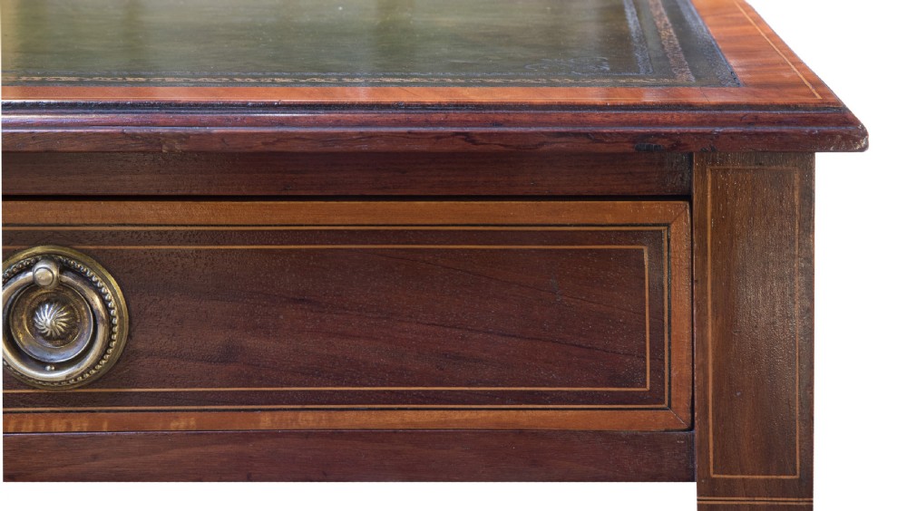 Edwardian Inlaid Writing Table View VIII