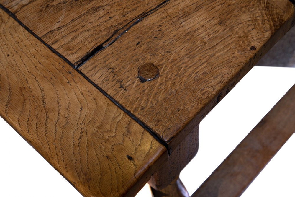 Oak Refrectory Table C1700 View V