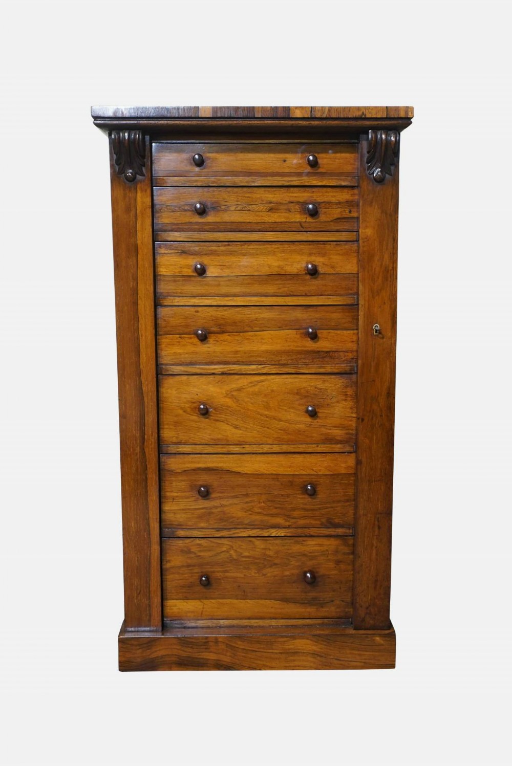 Rosewood Veneered Wellington Chest
