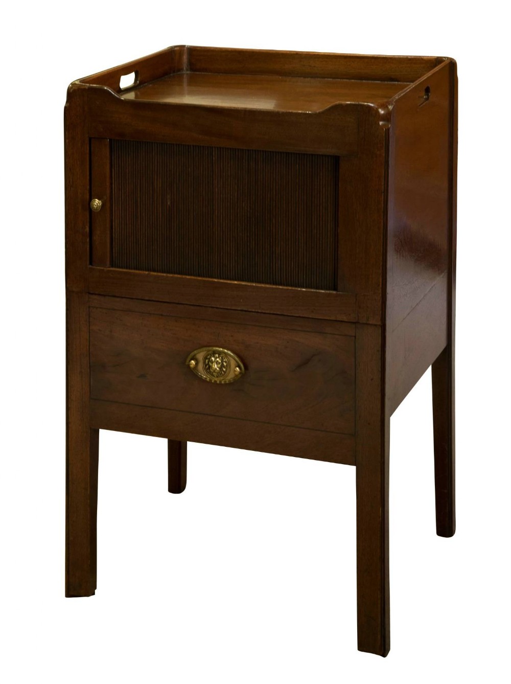 
Georgian Tambour Fronted Commode