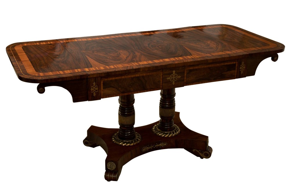 Regency Rosewood Sofa Table