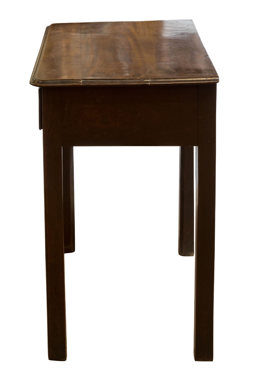 George II cuban mahogany single drawer side table View II