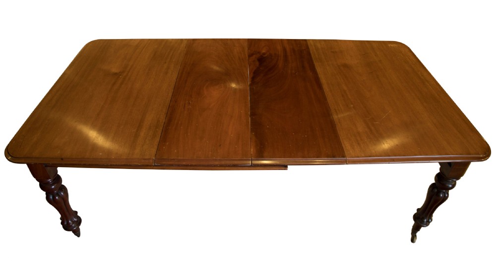 William IV mahogany extending dining table c1830