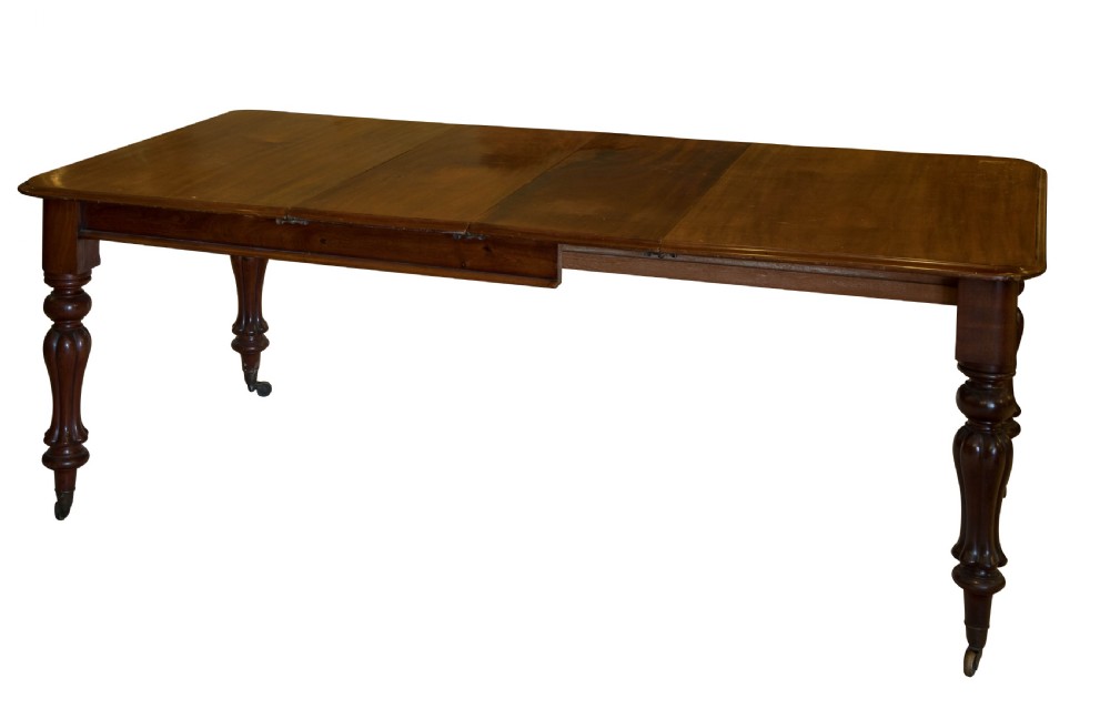 William IV mahogany extending dining table c1830 View II