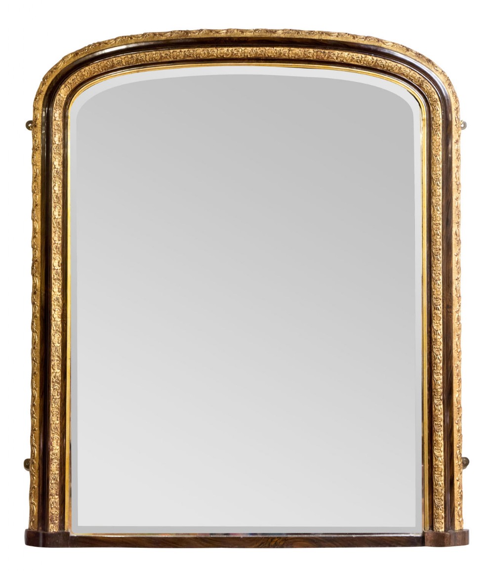 Overmantel mirror early 20thc