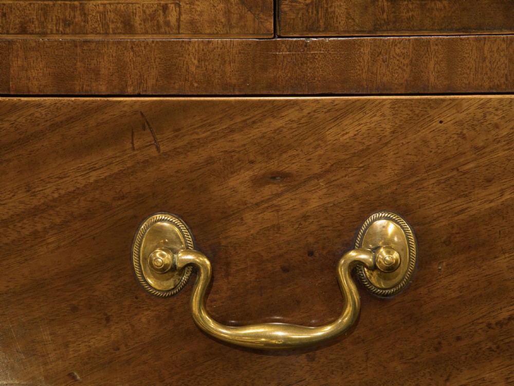 Geo III mahogany tray top bedside cupboard c1780 View VI