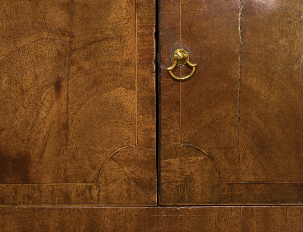 Geo III mahogany tray top bedside cupboard c1780 View VII
