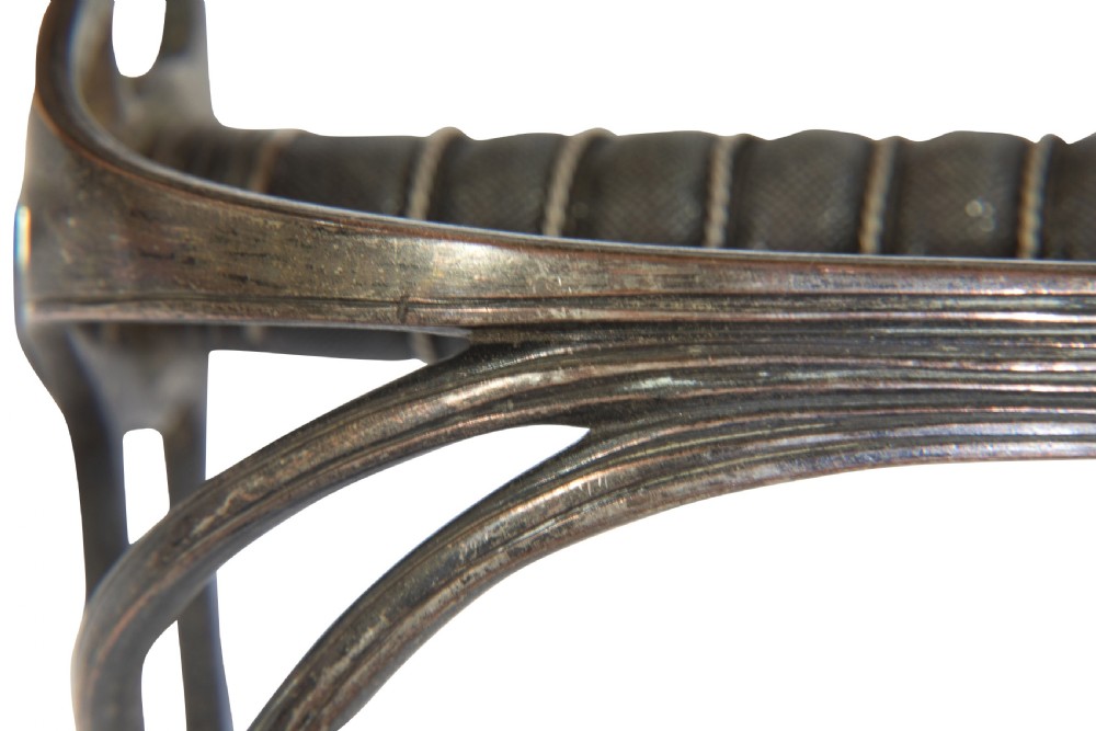Royal Artillery officers sword in its leather field scabbard View V
