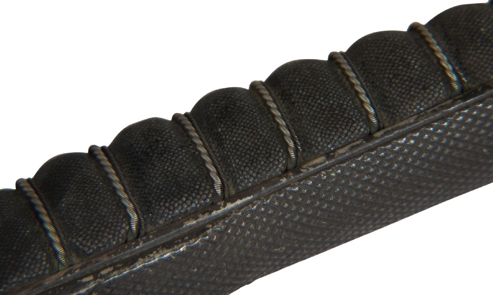 Royal Artillery officers sword in its leather field scabbard View VI
