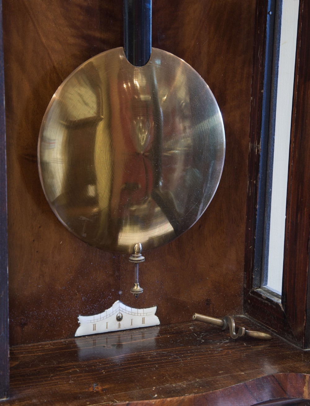 Single weight Vienna regulator timepiece by Lenzkirch View V