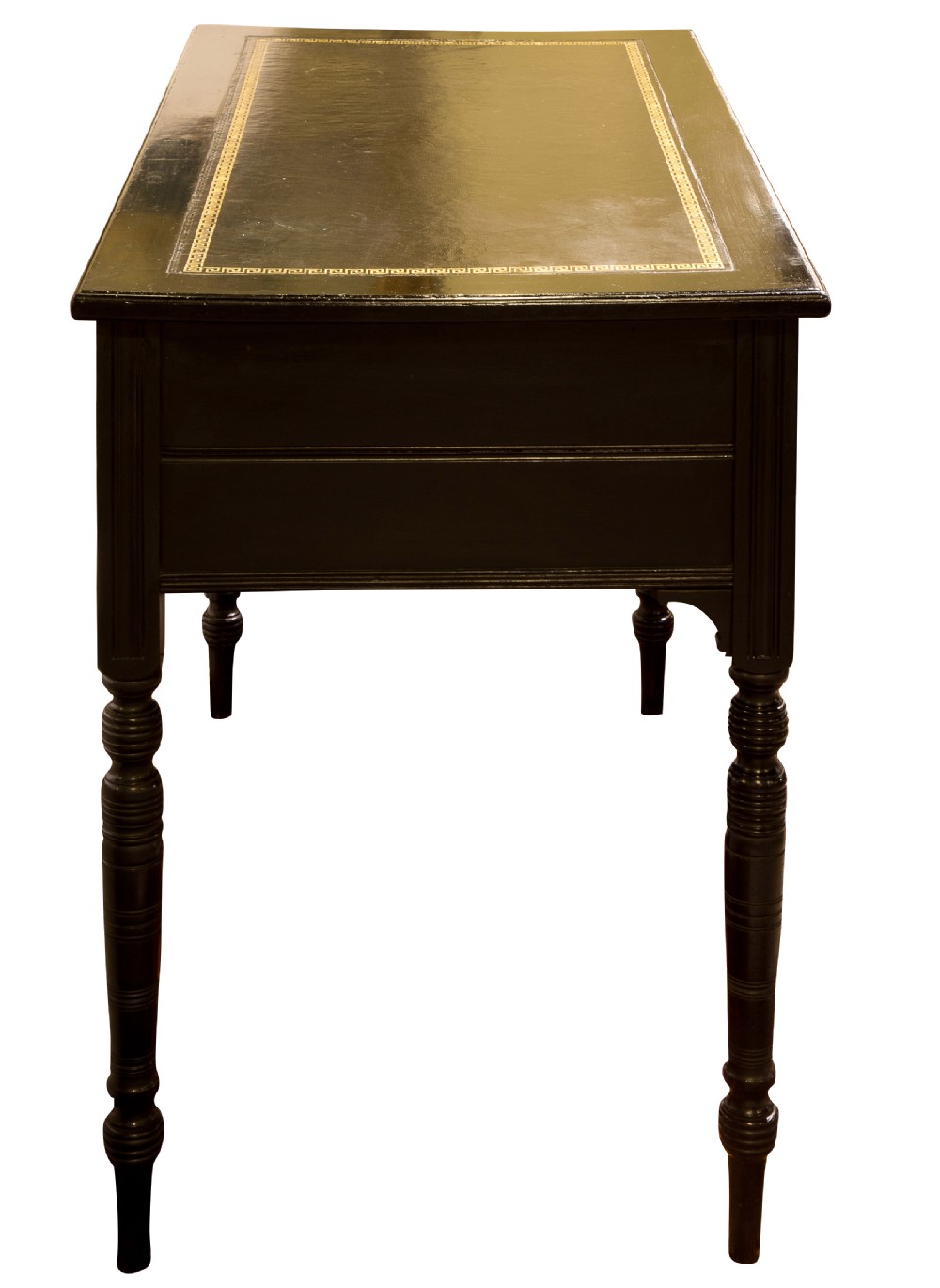 Aesthetic period ebonised writing table by James Shoolbred & Co View II