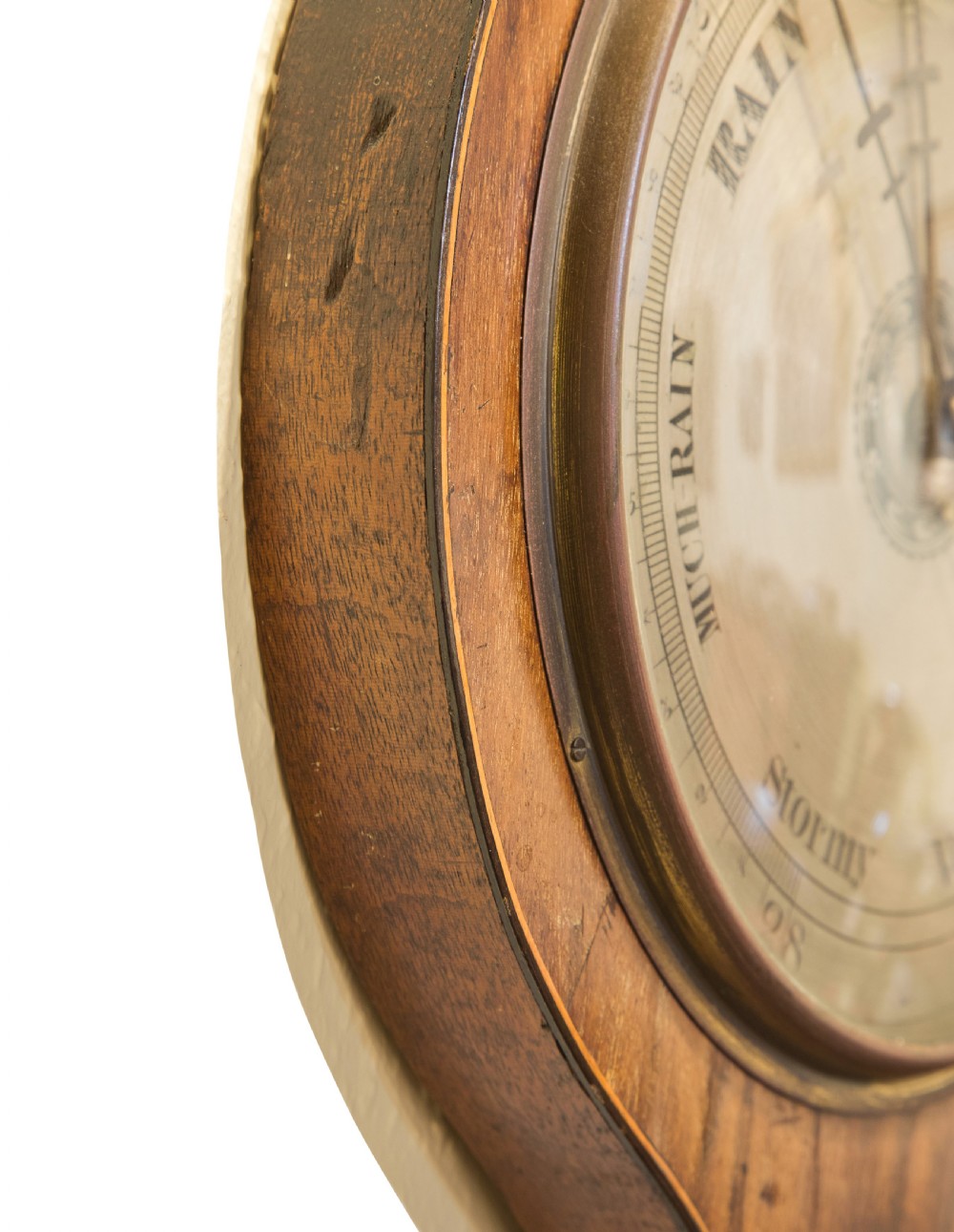 19thC mahogany barometer View VI