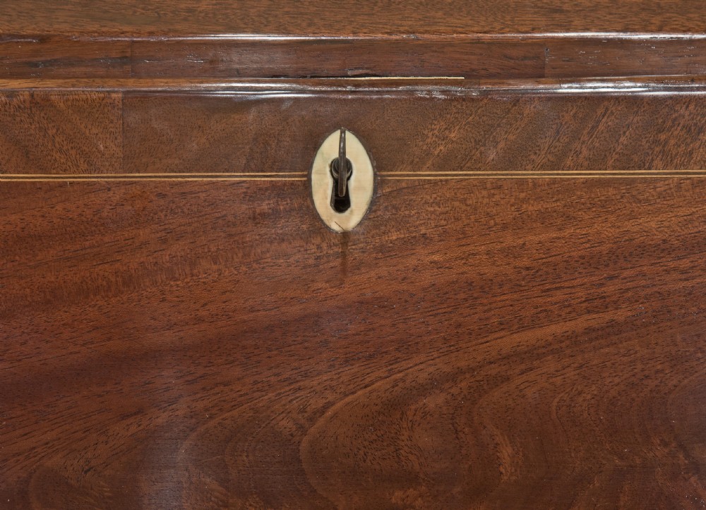 George III mahogany bureau View VI