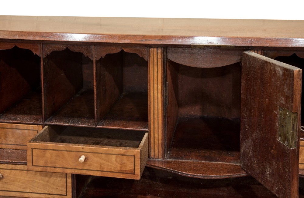 George III mahogany bureau View IX