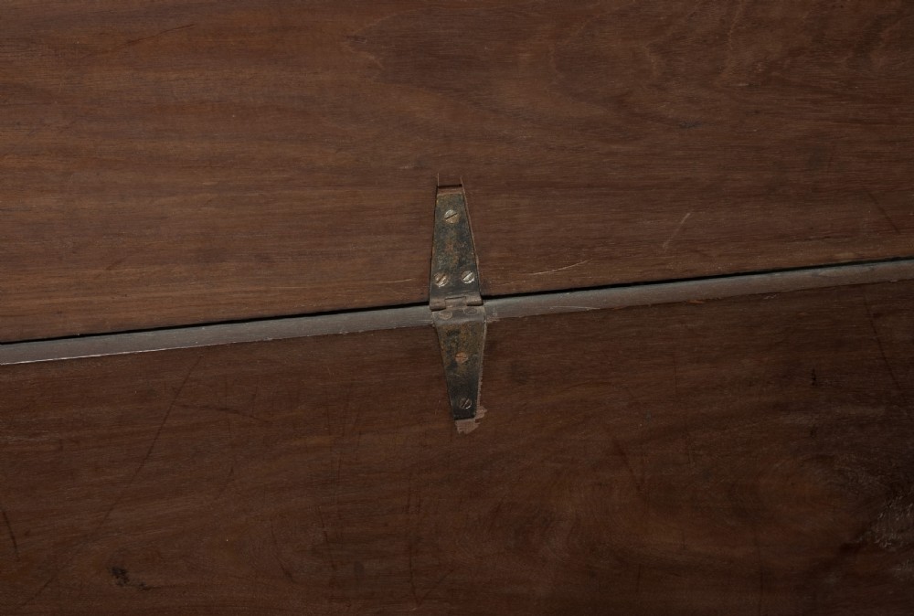 George III mahogany storage chest with bronze handles View VIII