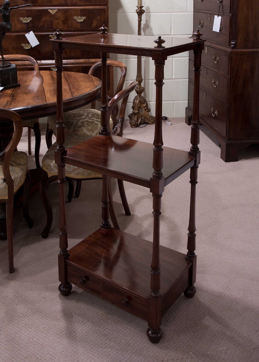 Mahogany whatnot c1820-25 View VIII