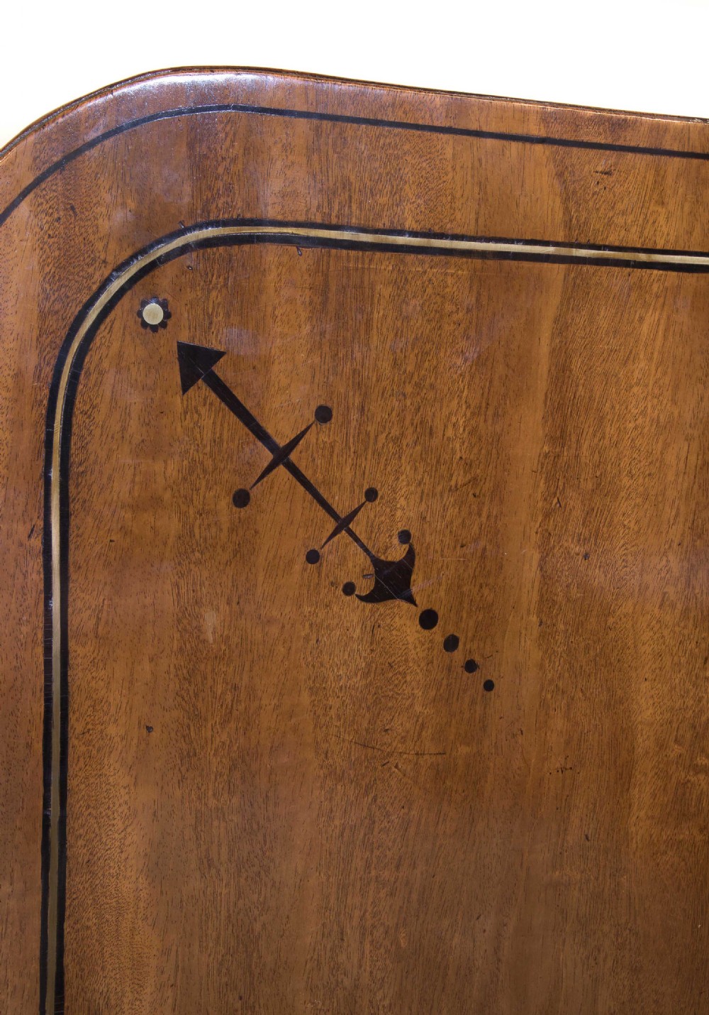 Regency mahogany & brass inlaid breakfast table View IV