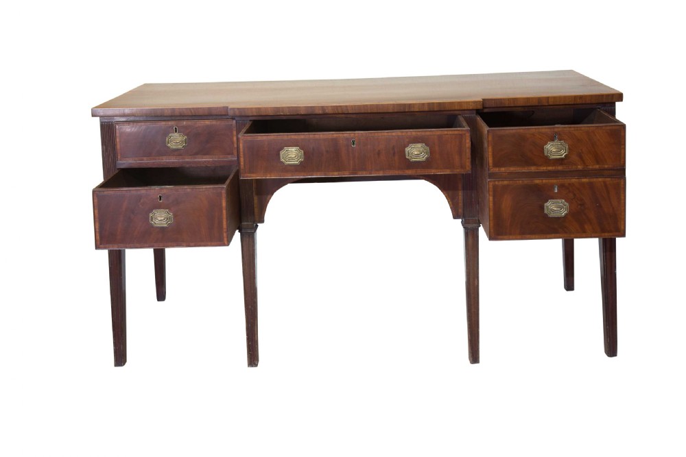 Regency mahogany inlaid sideboard View III