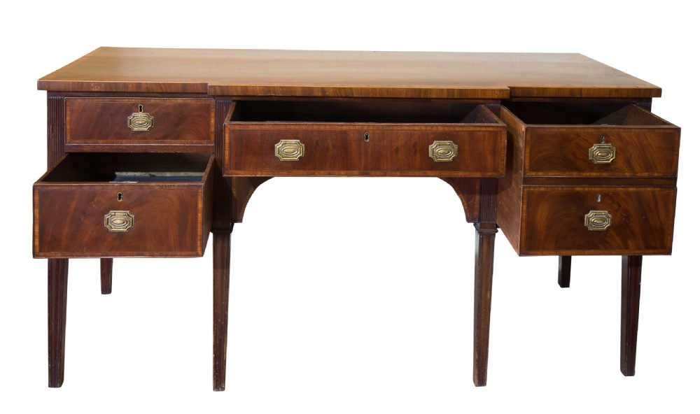 Regency mahogany inlaid sideboard View IV