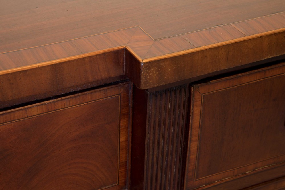 Regency mahogany inlaid sideboard View VI