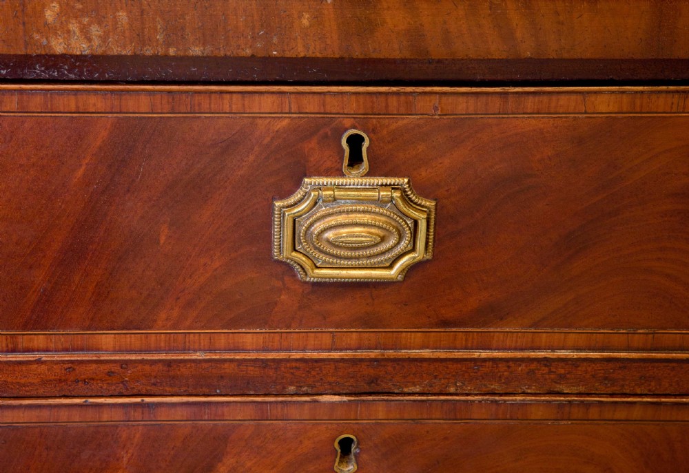 Regency mahogany inlaid sideboard View VII