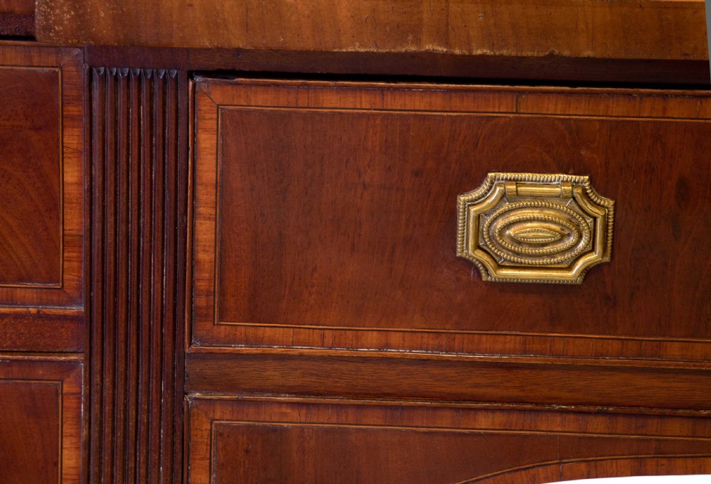 Regency mahogany inlaid sideboard View VIII