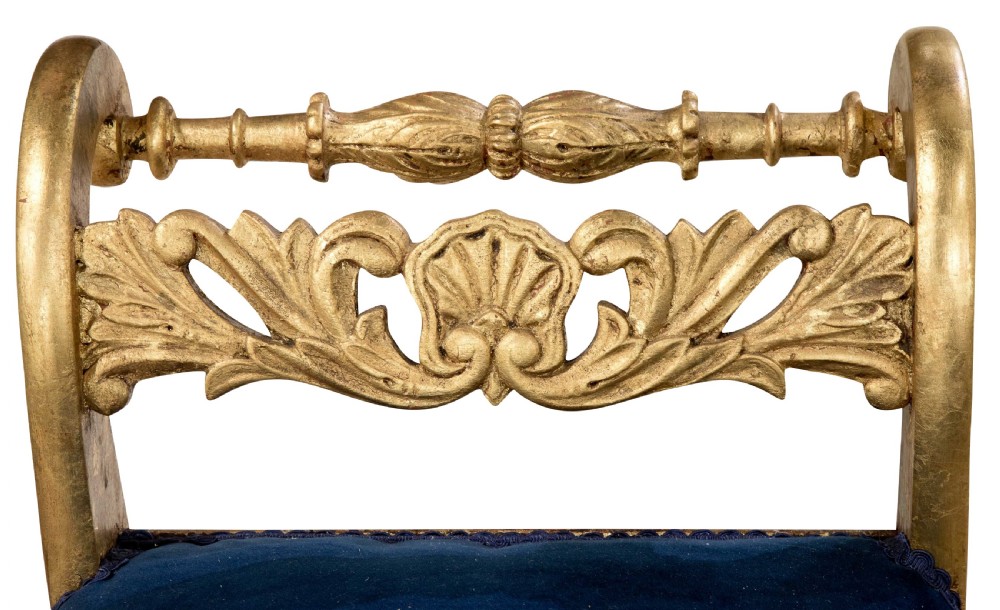 Pair of gilt window seats c1830-40 View IV