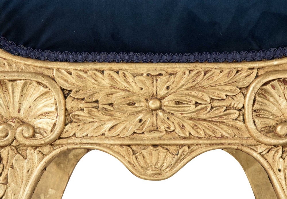 Pair of gilt window seats c1830-40 View VII