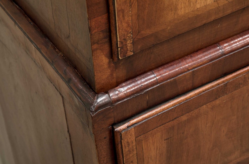 Early walnut chest on chest View III
