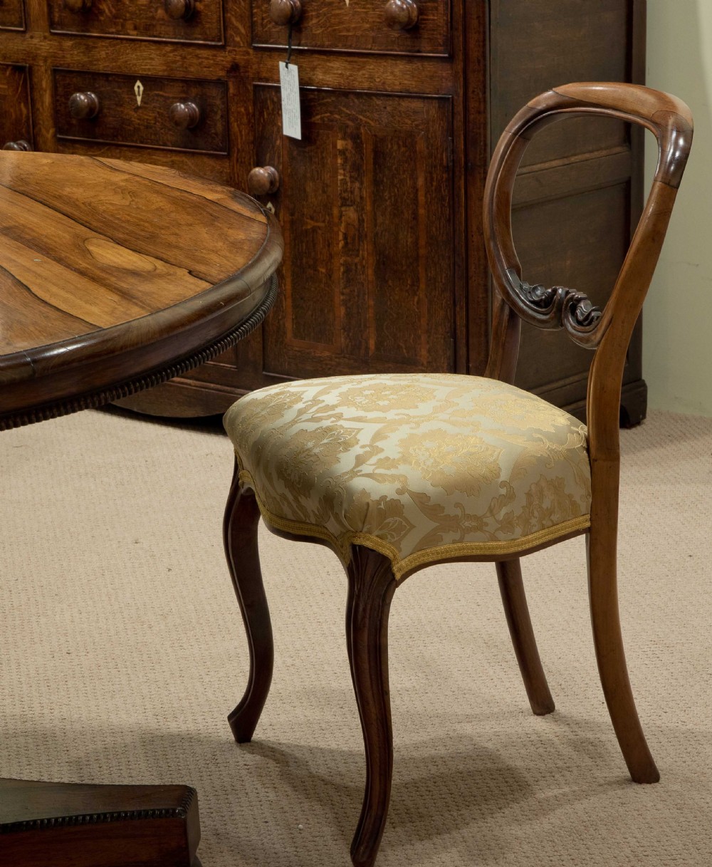 Set of six rosewood dining chairs c1815-25 View VIII