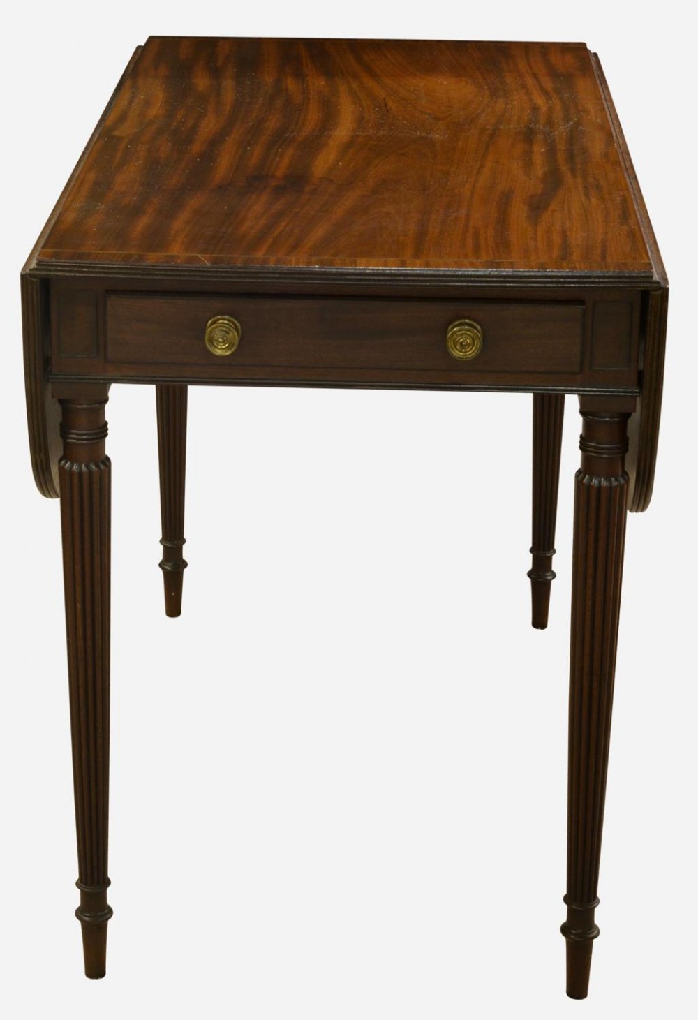 Mahogany cross-banded pembroke table