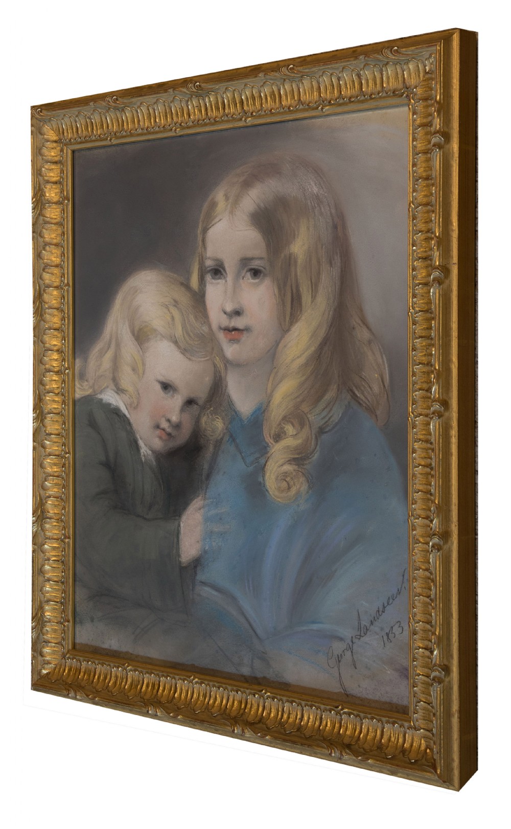 Pastel Portrait by George Landseer
