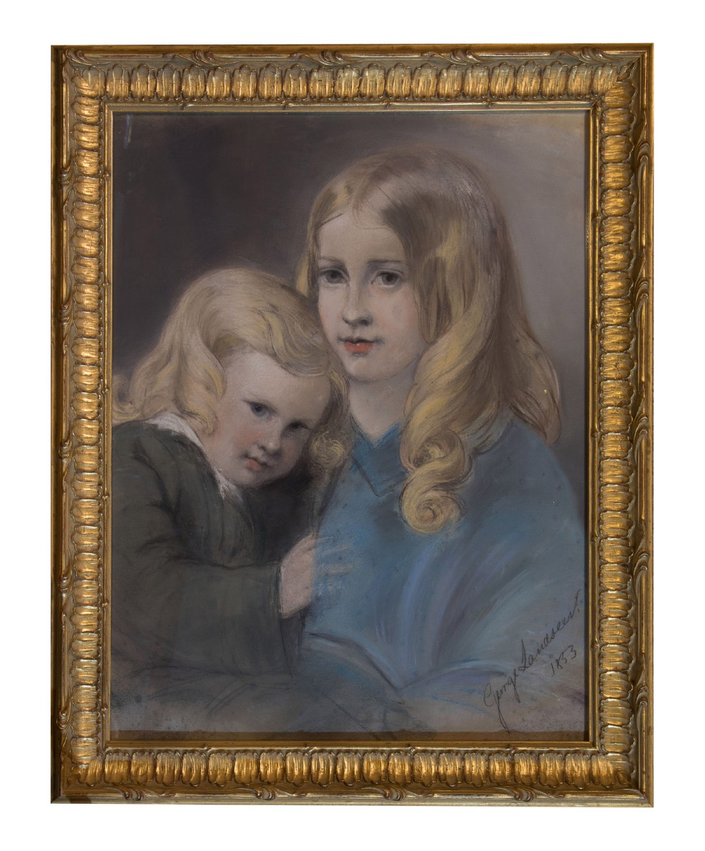 Pastel Portrait by George Landseer View III