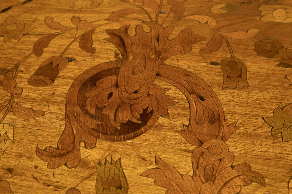 Dutch marquetry commode with floral inlay c1800 View VIII